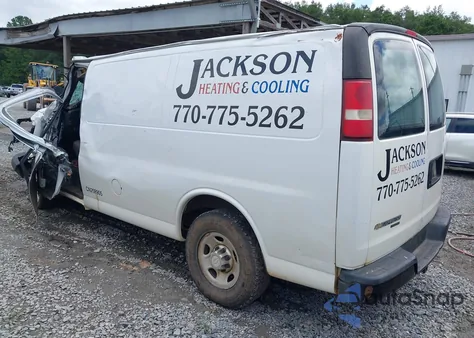 2015 Chevrolet Express 2500 Work Van из США, поврежденный, VIN 1GCWGFFF4F1109150